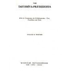 The Taittiriya-Praticakhya and Tribhashyaratna